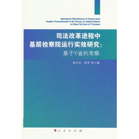 司法改革进程中基层检察院运行实效研究——基于Y省的考察——the case of Y province