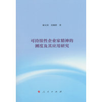 可持续性企业家精神的测度及其应用研究