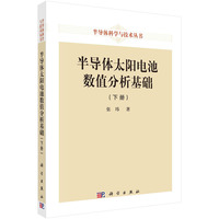 半导体太阳电池数值分析基础·下册