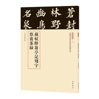 蘇軾醉翁亭記殘字
