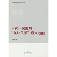 当代中国政府“条块关系”研究