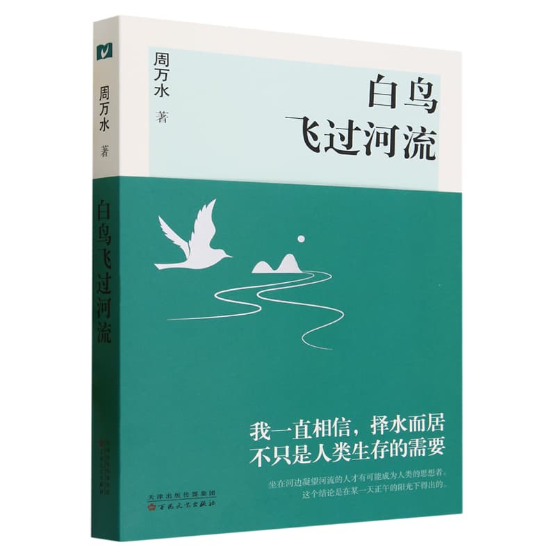白鸟飞过河流