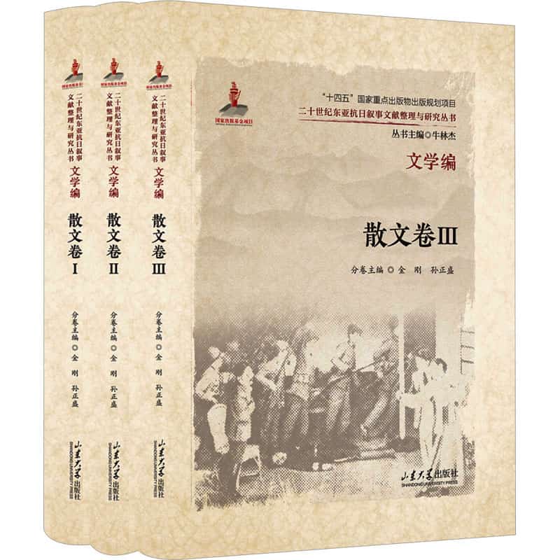 二十世纪东亚抗日叙事文献整理与研究丛书文学编